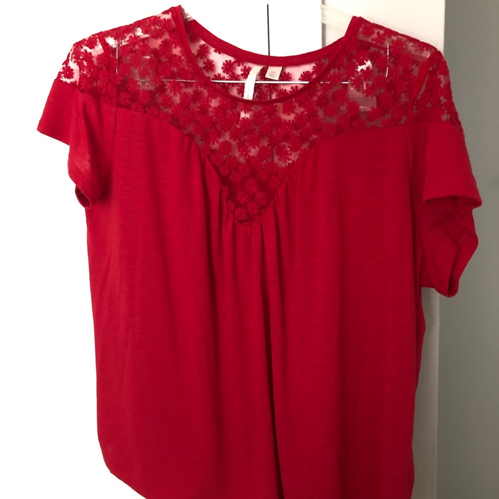 Cherry Red Top